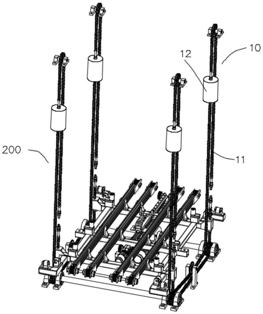 Transmission lifting logistics platform