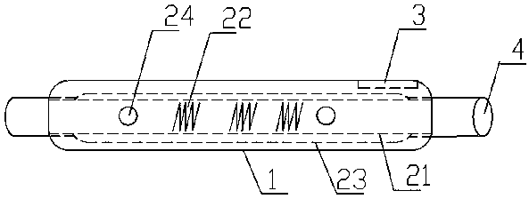 Embedded type intelligent controllable blood vessel locking device