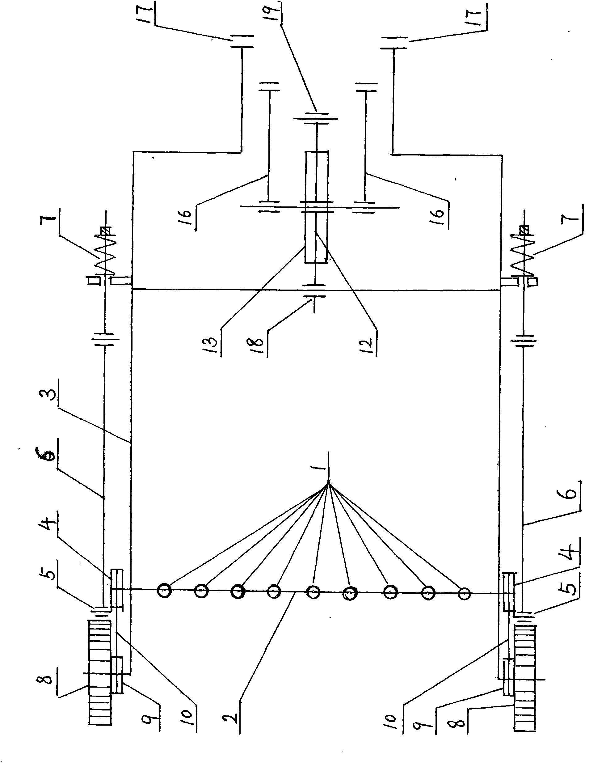 Straw raking machine