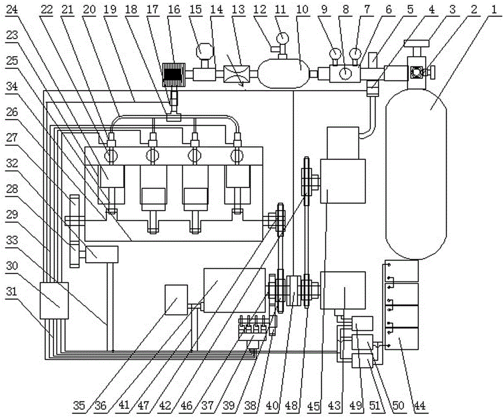 Air energy circulation power-driven generator