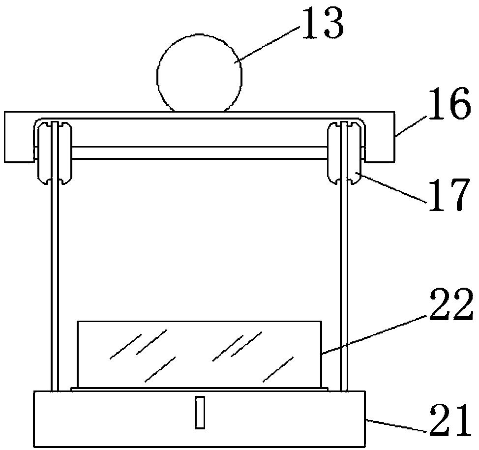 Convenient-to-use high-rise fire extinguishing device installed on roof