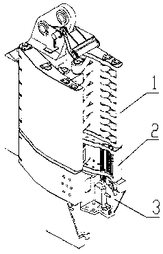 Clamping forceps with swingable jaws