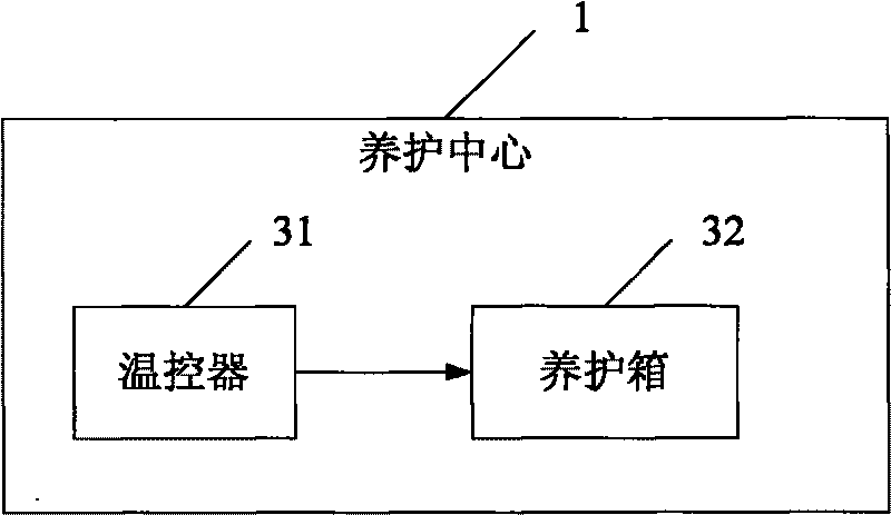 System and method for detecting solid strength of mass concrete