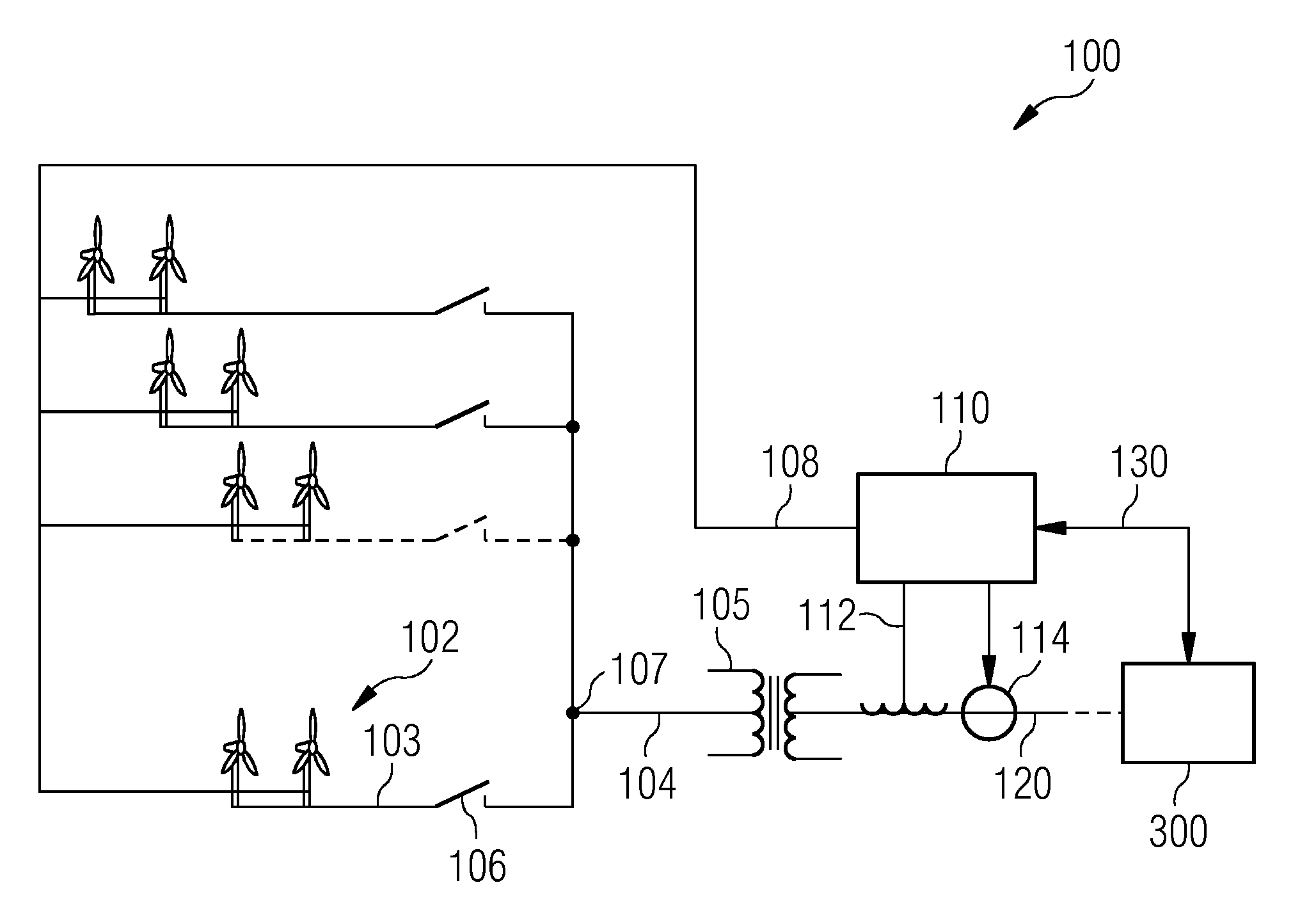 Method and a control unit for validating an electric power plant