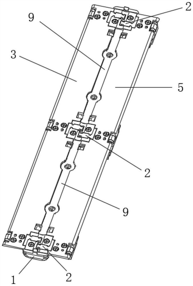 Hinge mechanism for folding screen and mobile terminal