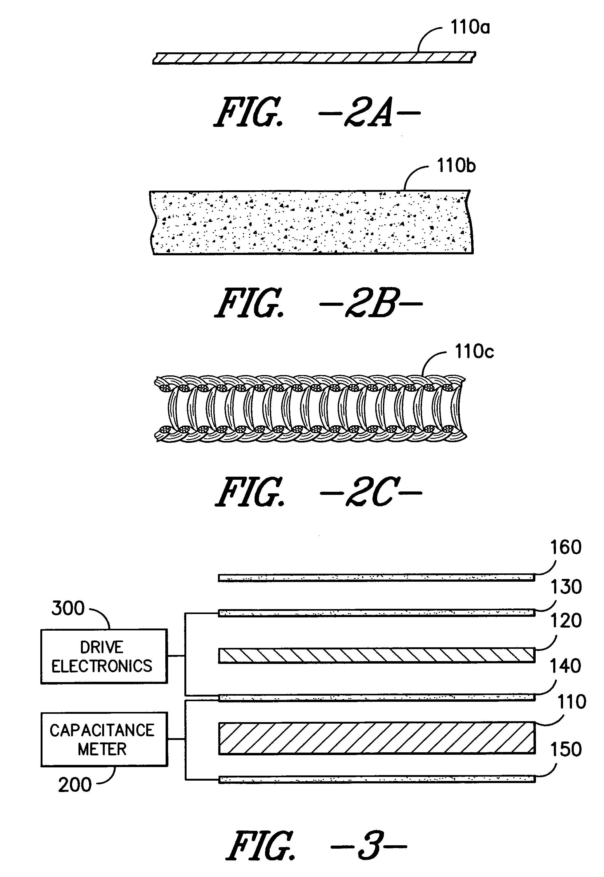 Flexible electroluminescent capacitive sensor