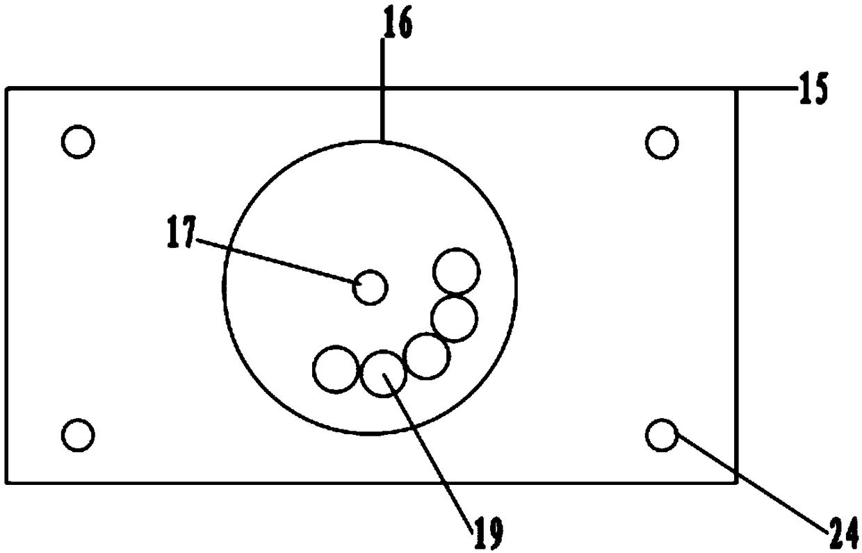 Precise fertilizer discharger based on binocular vision detection