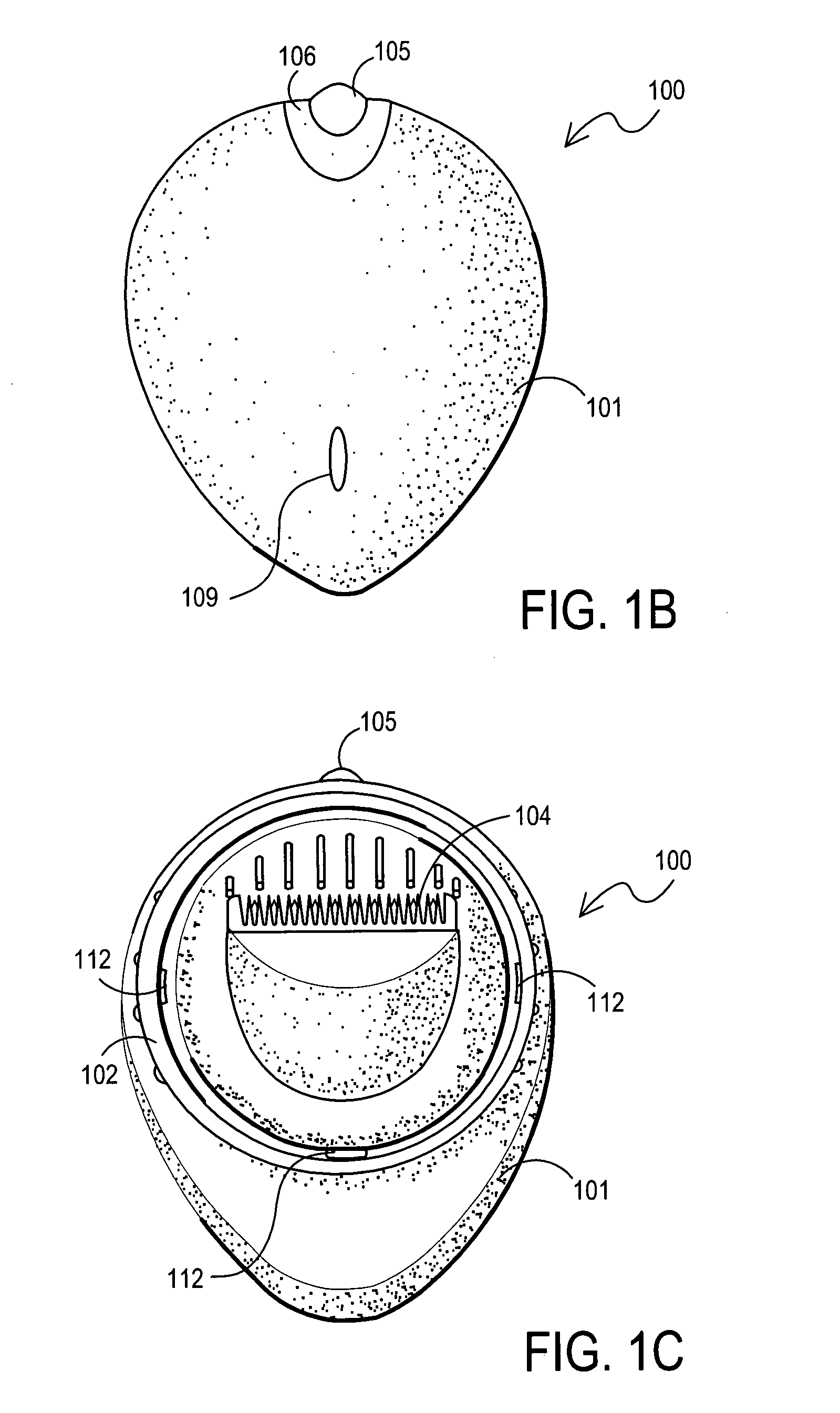 Electronic palm-held hair trimmer