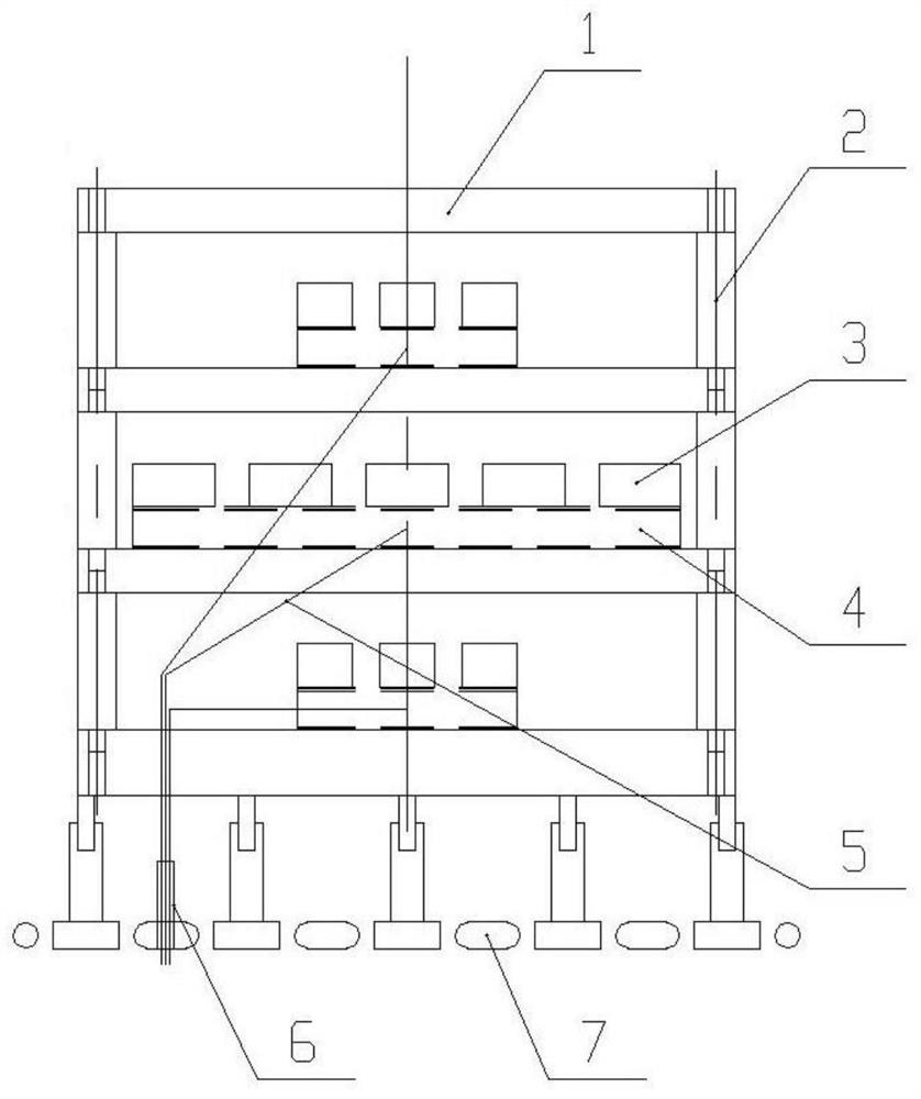 Method for annealing plates through coiled material vertical vacuum annealing furnace