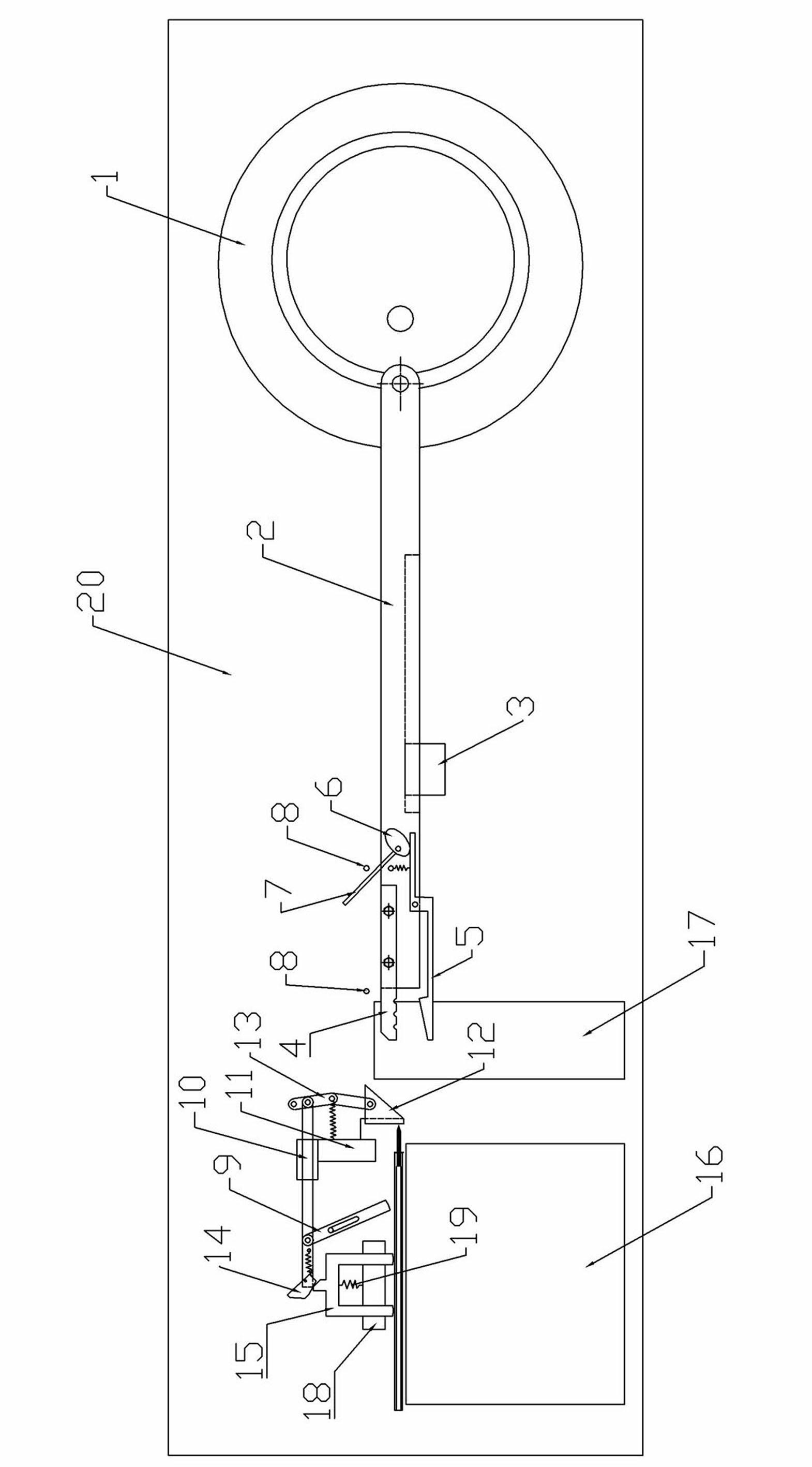 Ballpoint pen and gel pen nib and pen barrel automatic separation device