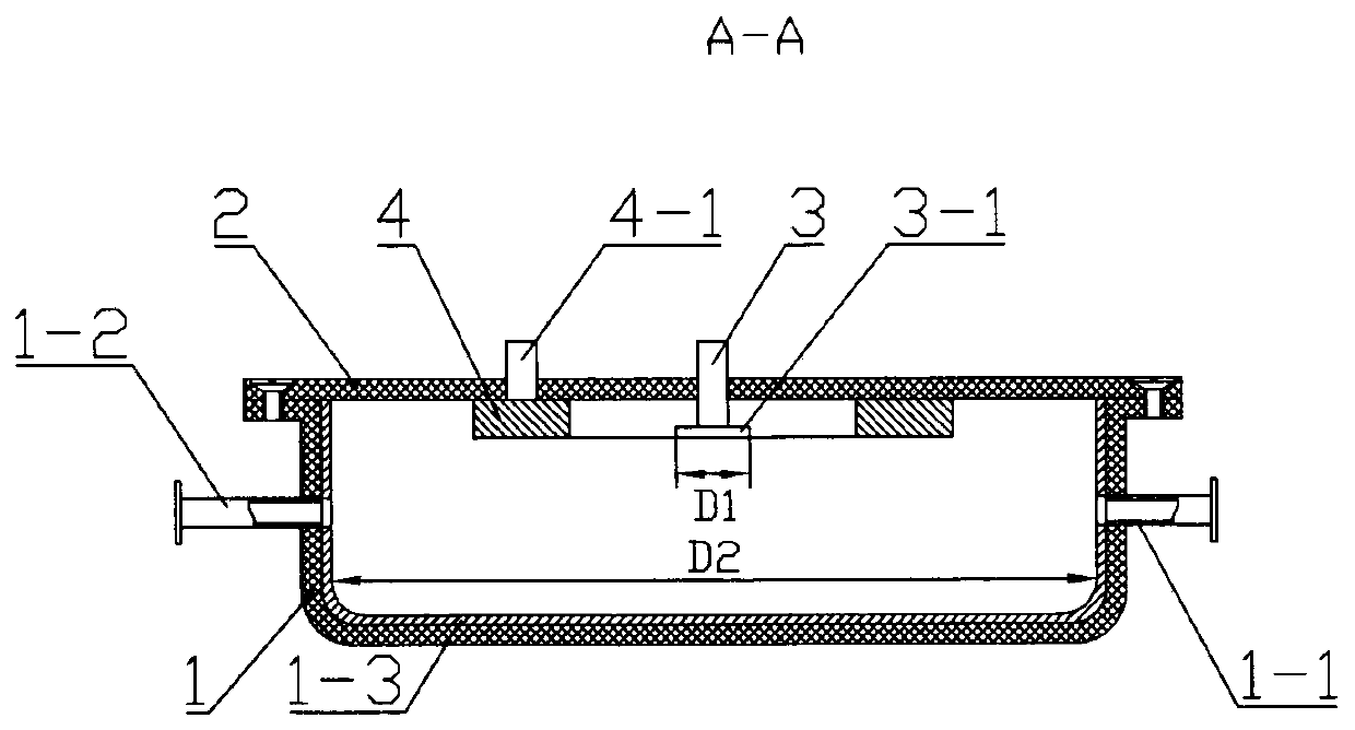 Measurement cavity for improving positively charged 218Po collection efficiency through annular electrode and method