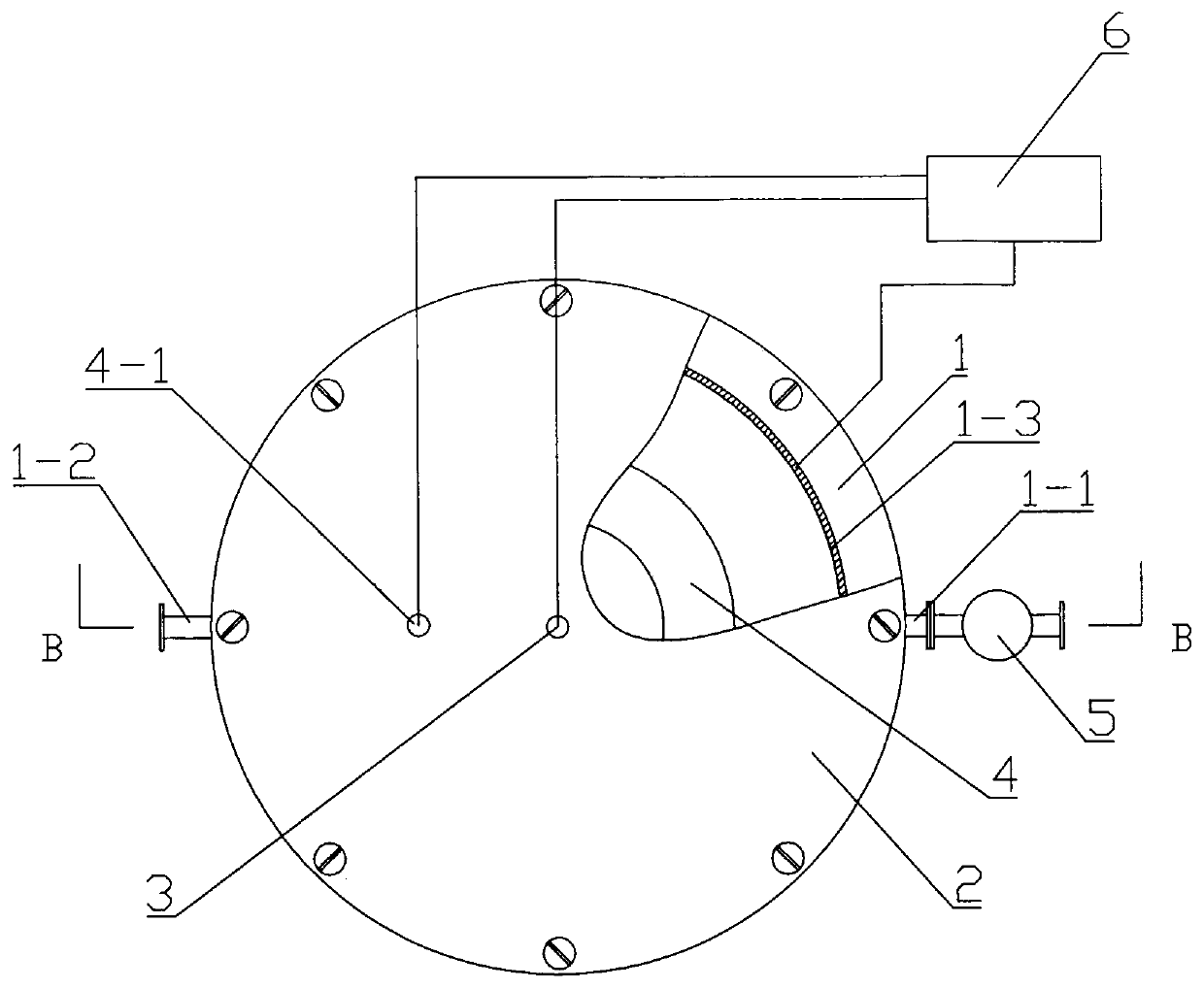 Measurement cavity for improving positively charged 218Po collection efficiency through annular electrode and method