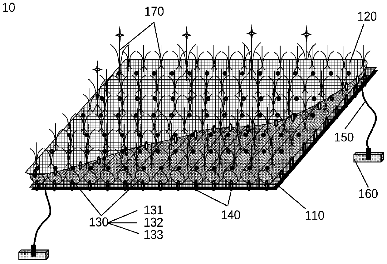 Suspended biocarrier ecological floating bed