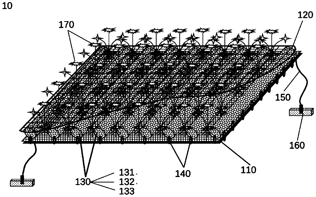 Suspended biocarrier ecological floating bed