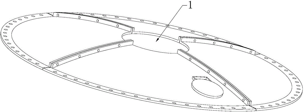 Upper cone body of cerement bin and manufacturing process of upper cone body