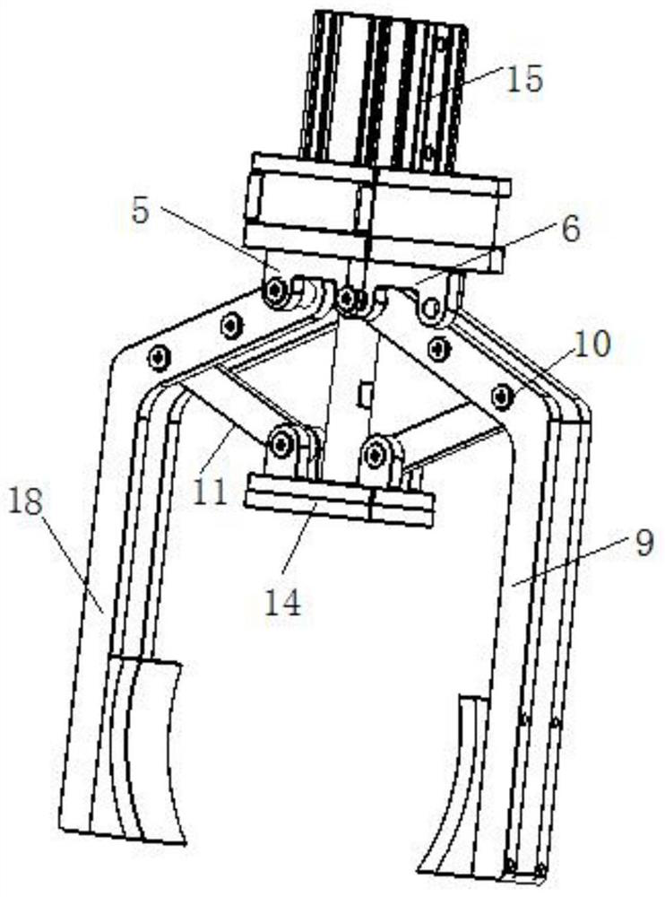 A clamp-type clamp for a power-assisted manipulator