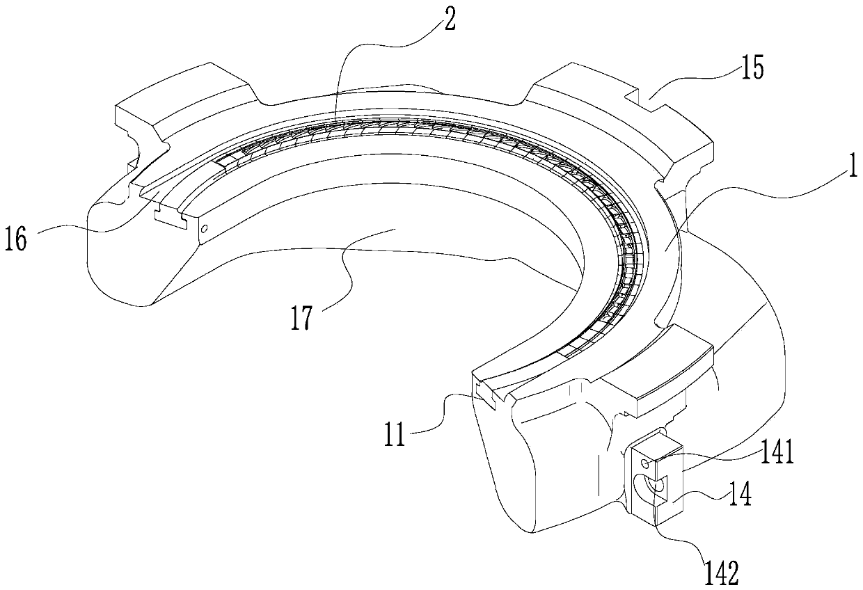 Steam turbine steam guiding control device