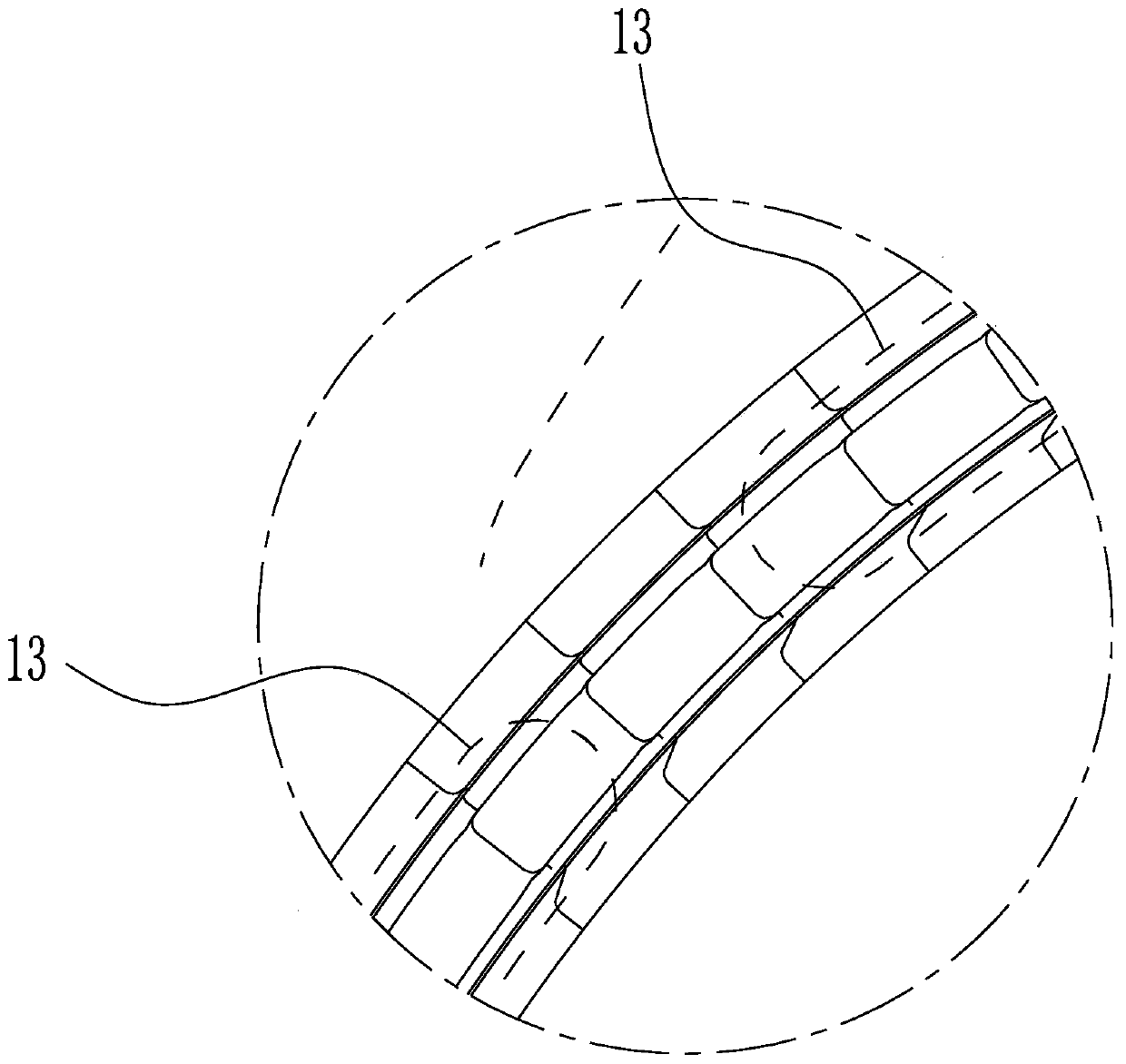 Steam turbine steam guiding control device