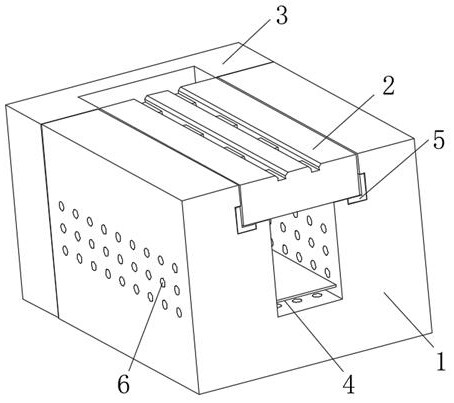 High-strength reinforced concrete assembly type seepage and drainage pipeline structure of expressway tunnel