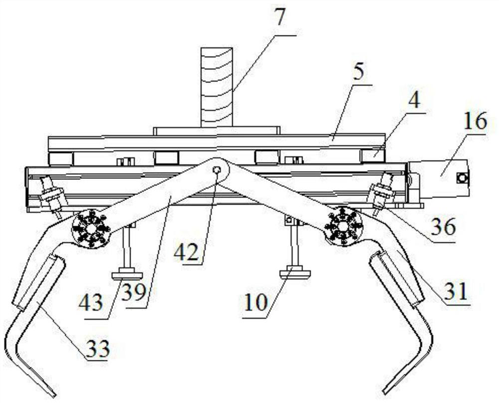 Grabbing device and working method thereof for earthwork engineering construction