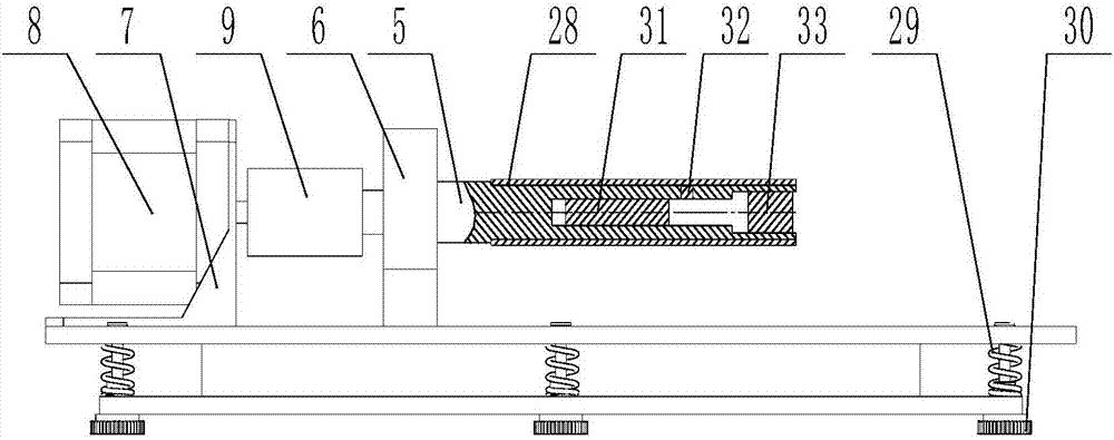 Four-axis linkage 3D printing device based on fusion deposition principle