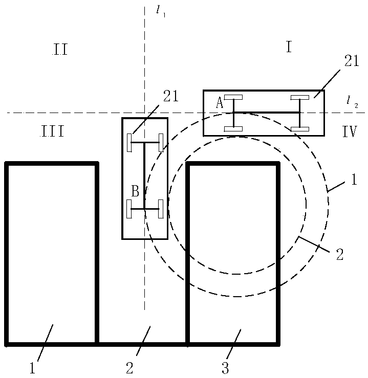 A vertical automatic parking path planning method and system