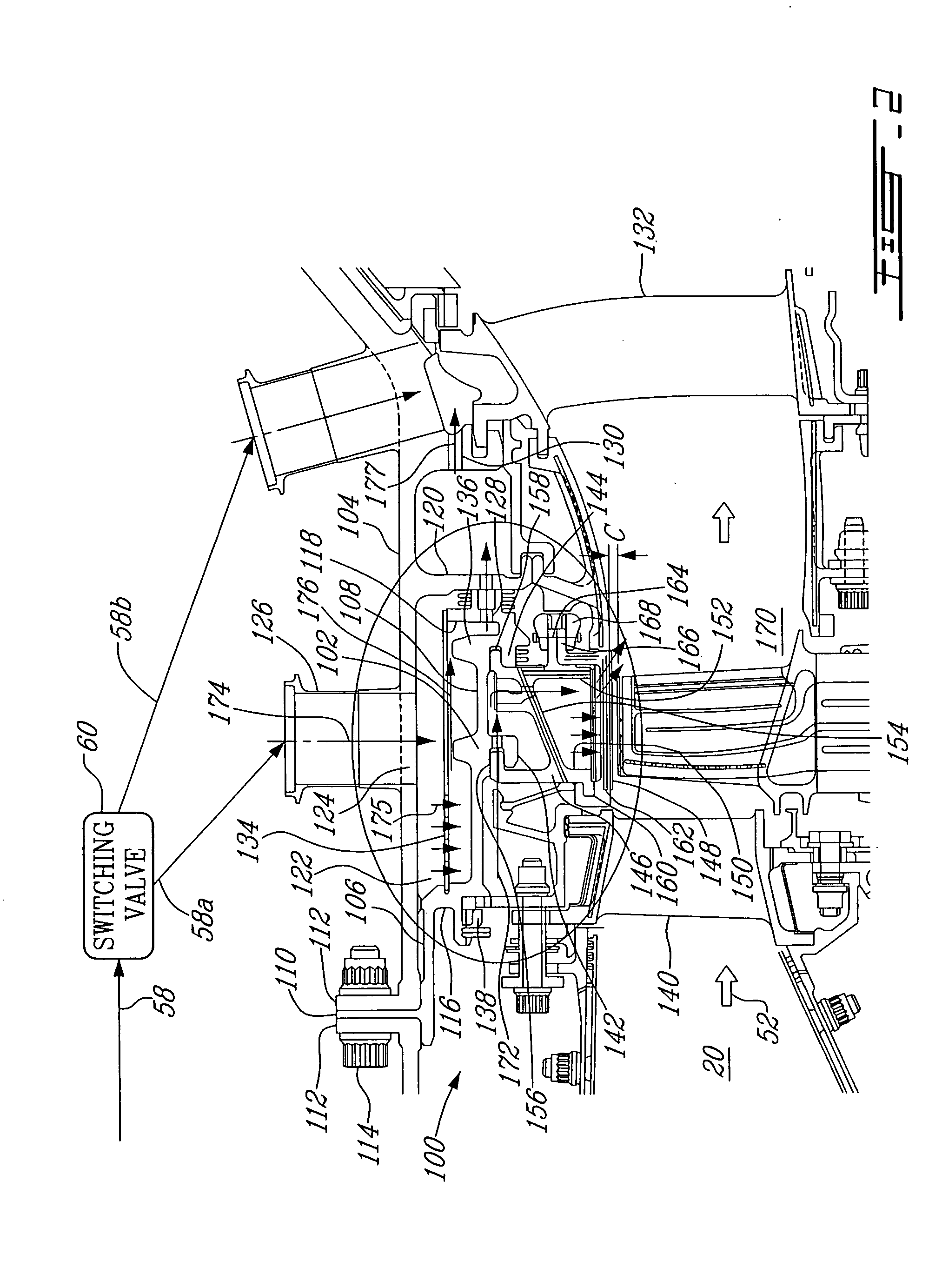 Turbine tip clearance control system