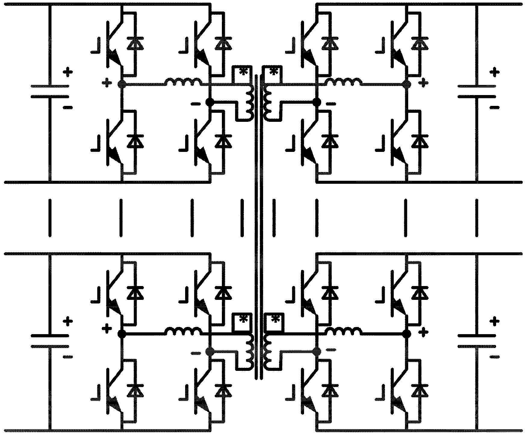 Photovoltaic micro-inverter power generation system based on multi-winding high-frequency magnetic coupling system