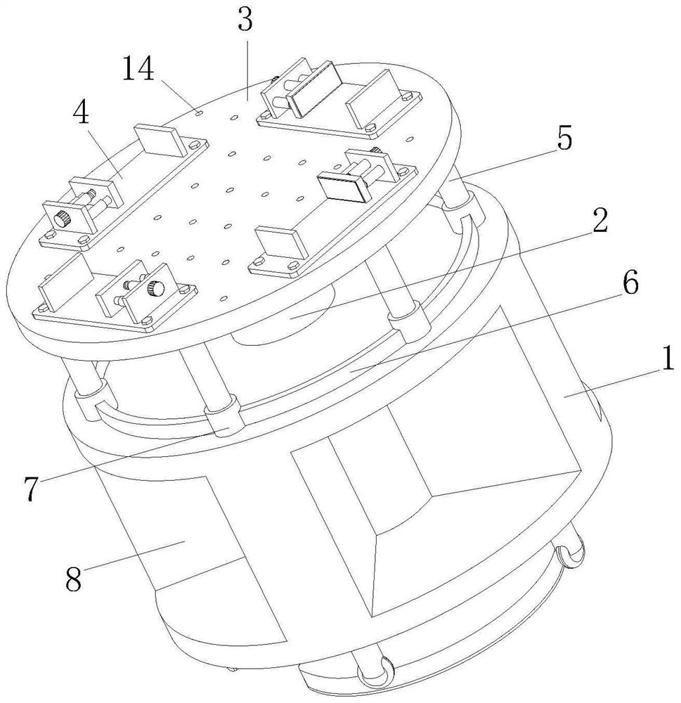 Horizontal rotary table driven by ultrasonic motor