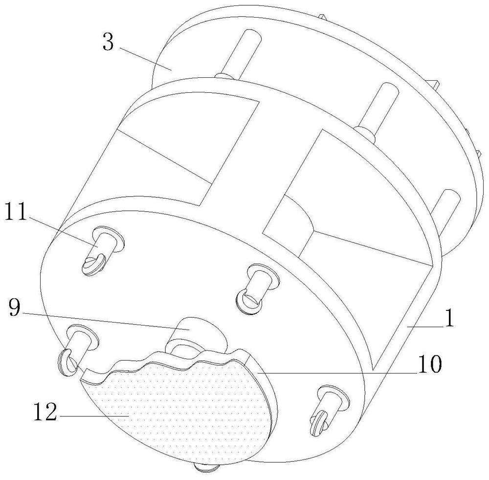 Horizontal rotary table driven by ultrasonic motor