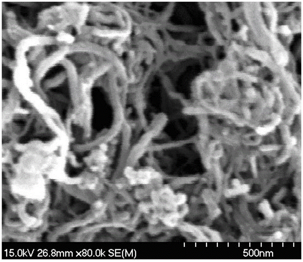 A novel carbon nanotube electrochemical sensing interface and its preparation method