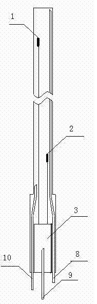 Mounting, burying and grouting method for multi-point displacement meter