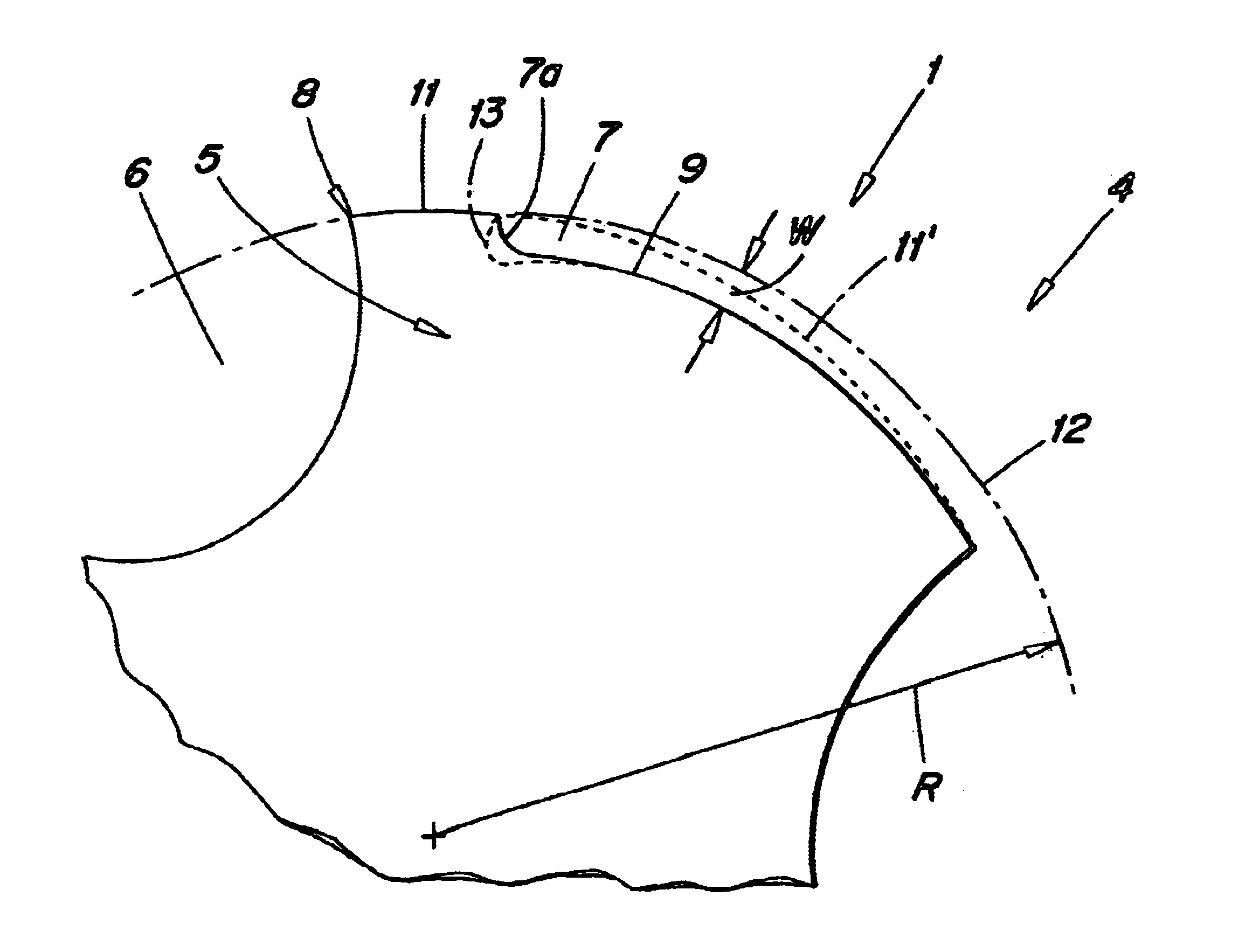 Thread cutting tool having cutting teeth with stepped undercut flanks