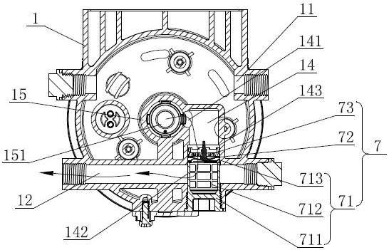 Filter element assembly of fuel filter