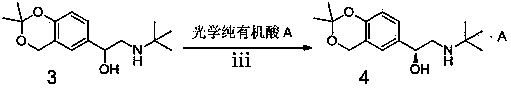 Levalbuterol intermediate and levalbuterol hydrochloride synthesis method