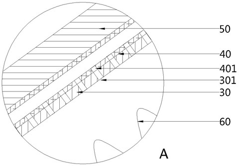 Self-separation protective sleeve for airspeed tube of civil aircraft