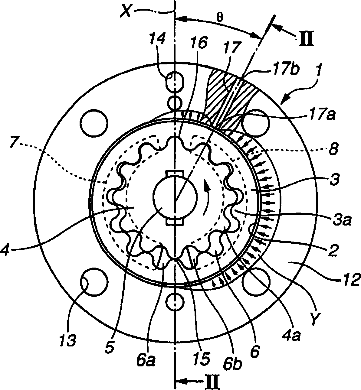 Trochoid pump