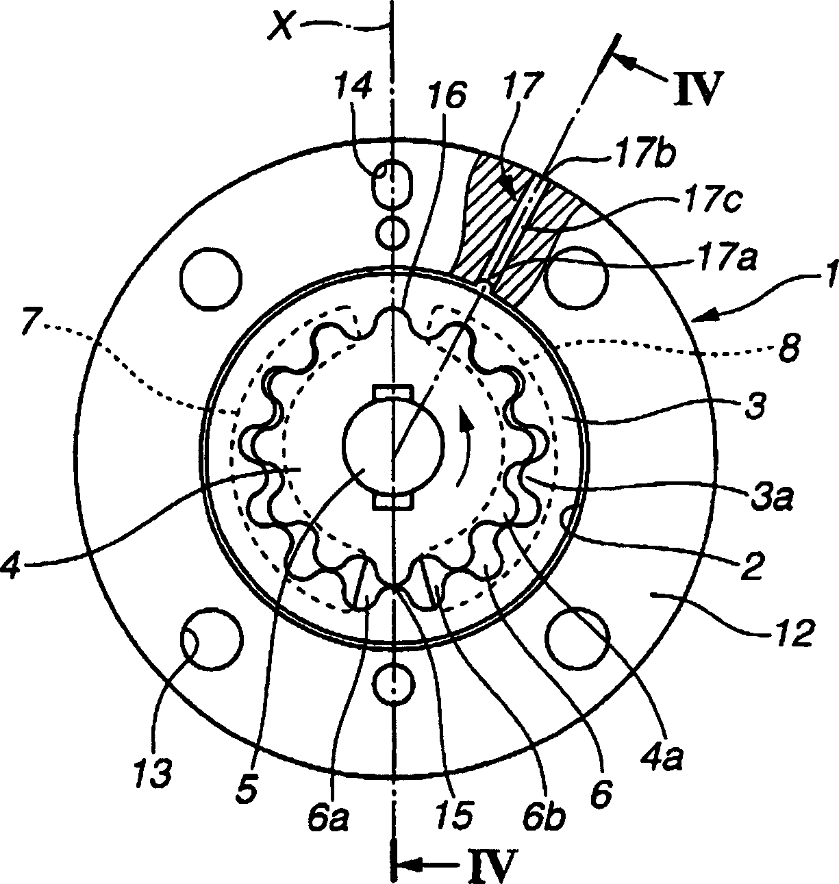 Trochoid pump