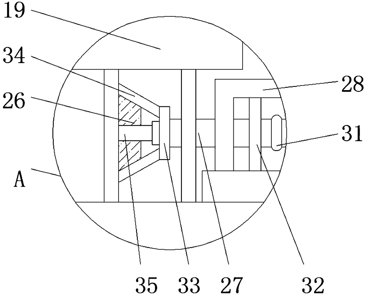 Drainage catheter fixator for internal medicine department