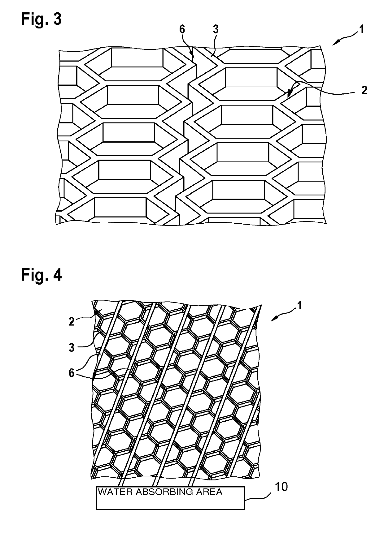 Component and optical element with antifogging properties