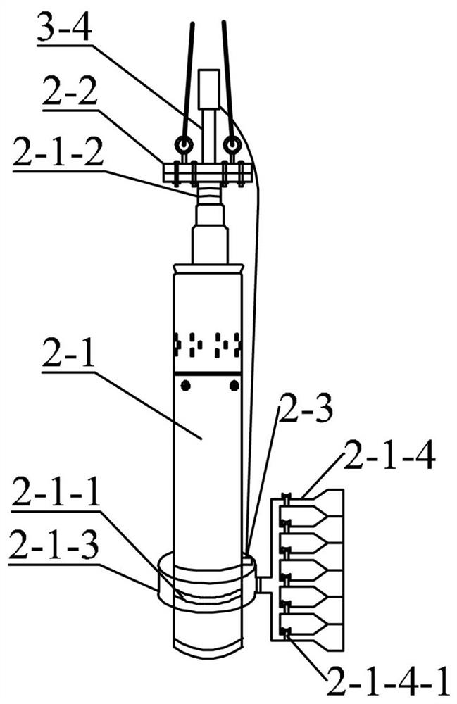 Portable deepwater layered electric water sampling device and water sampling method thereof