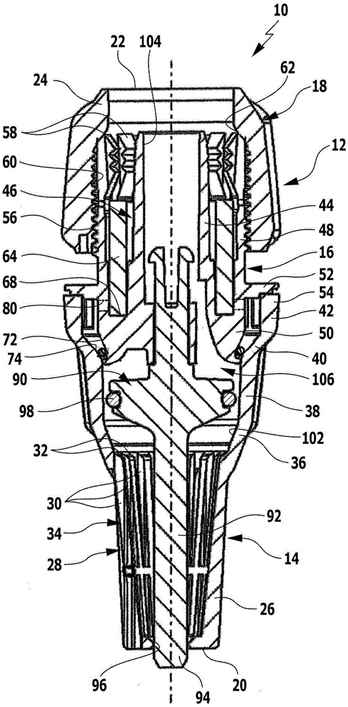 Suction hose fitting