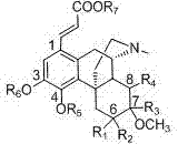 Preparation and medical application of binary structure sinomenine derivatives