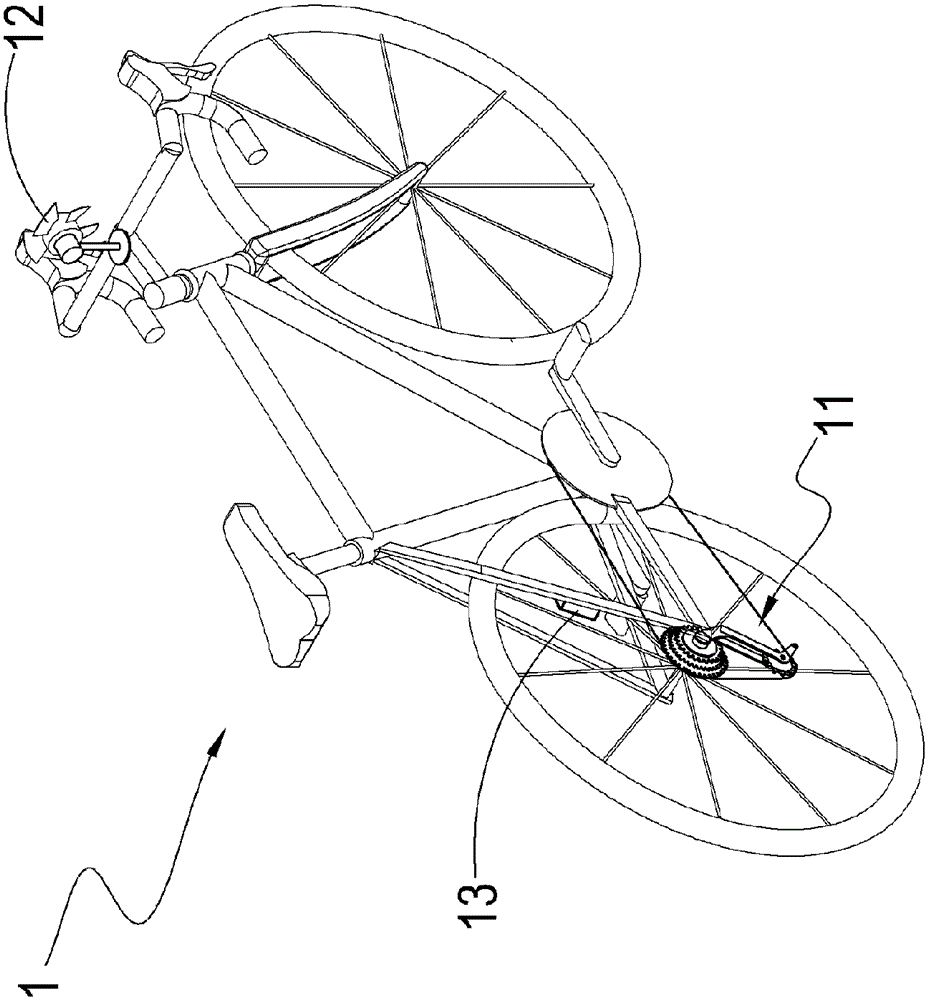 A device for automatically shifting bicycles