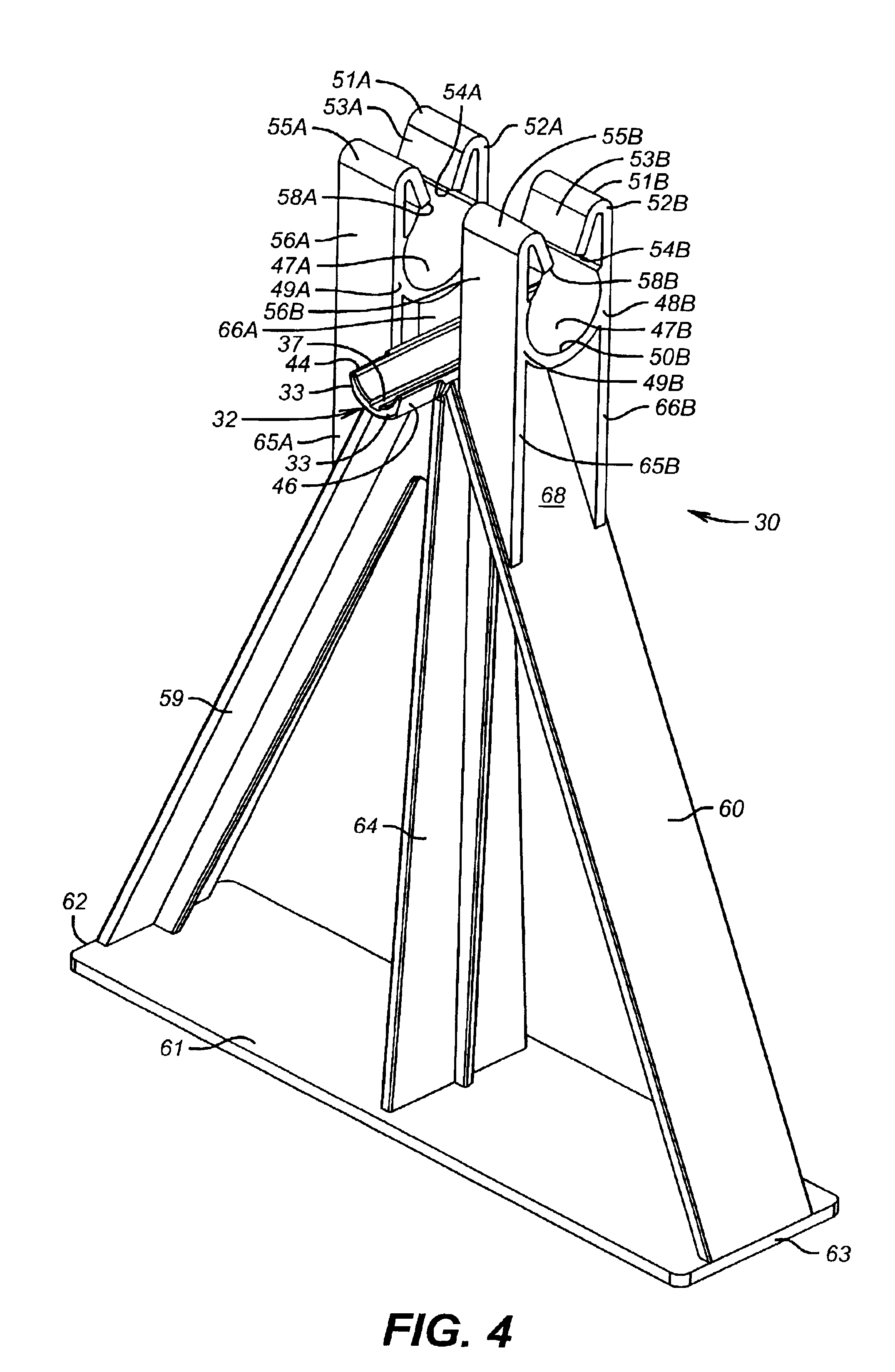 Apparatus for placing rebar in continuously reinforced concrete paving