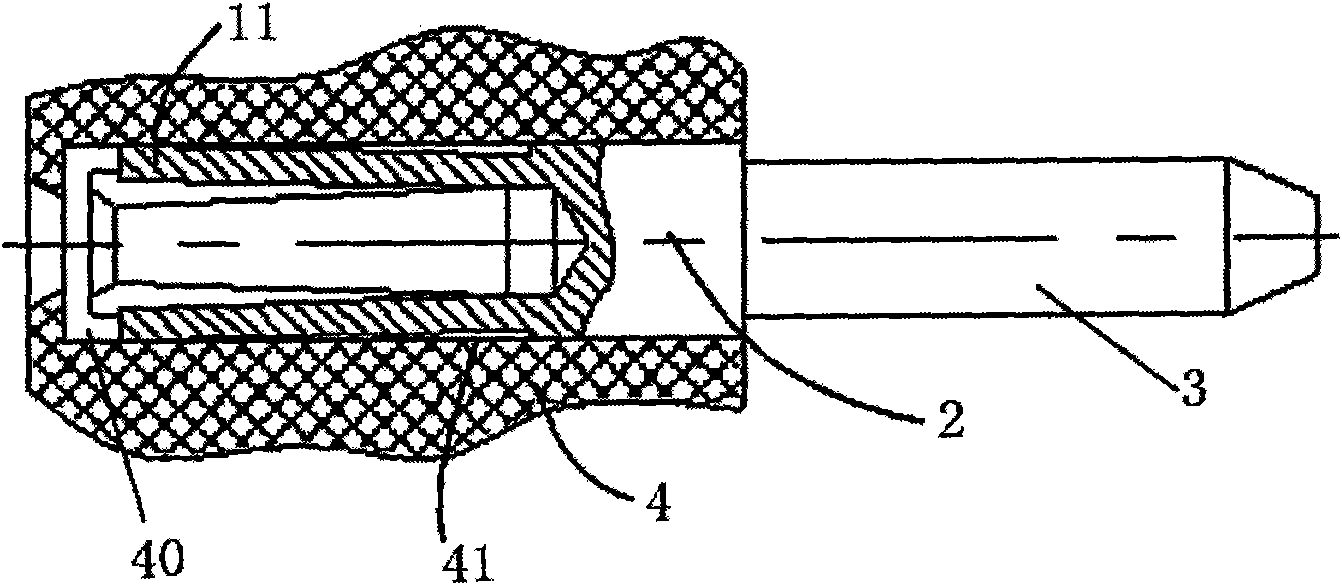 Elastic contact element with concentric locating function