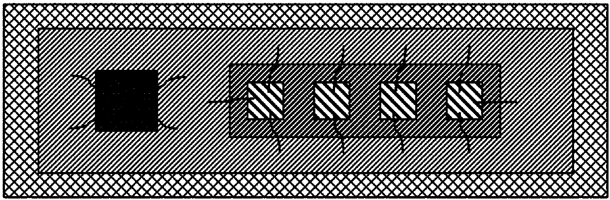 Metal microchannel heatsink structure applied to chip heat dissipation and manufacturing method thereof