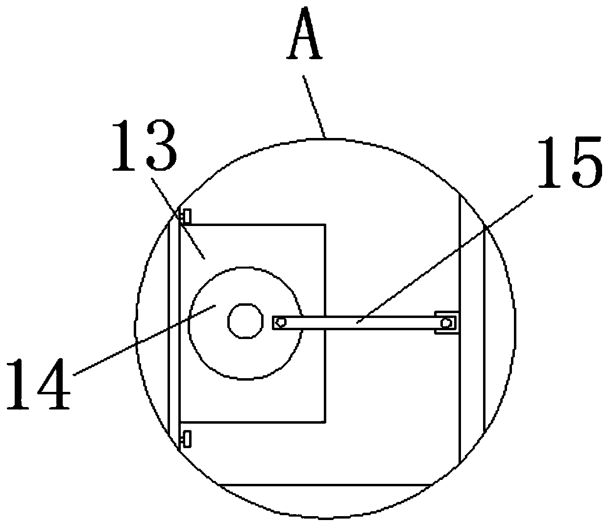 Western medicine powder three-dimensional mixing device