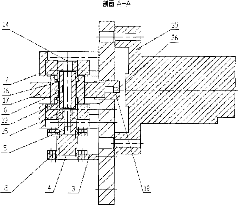 Frictional wear simulation test bench of wobble friction pair