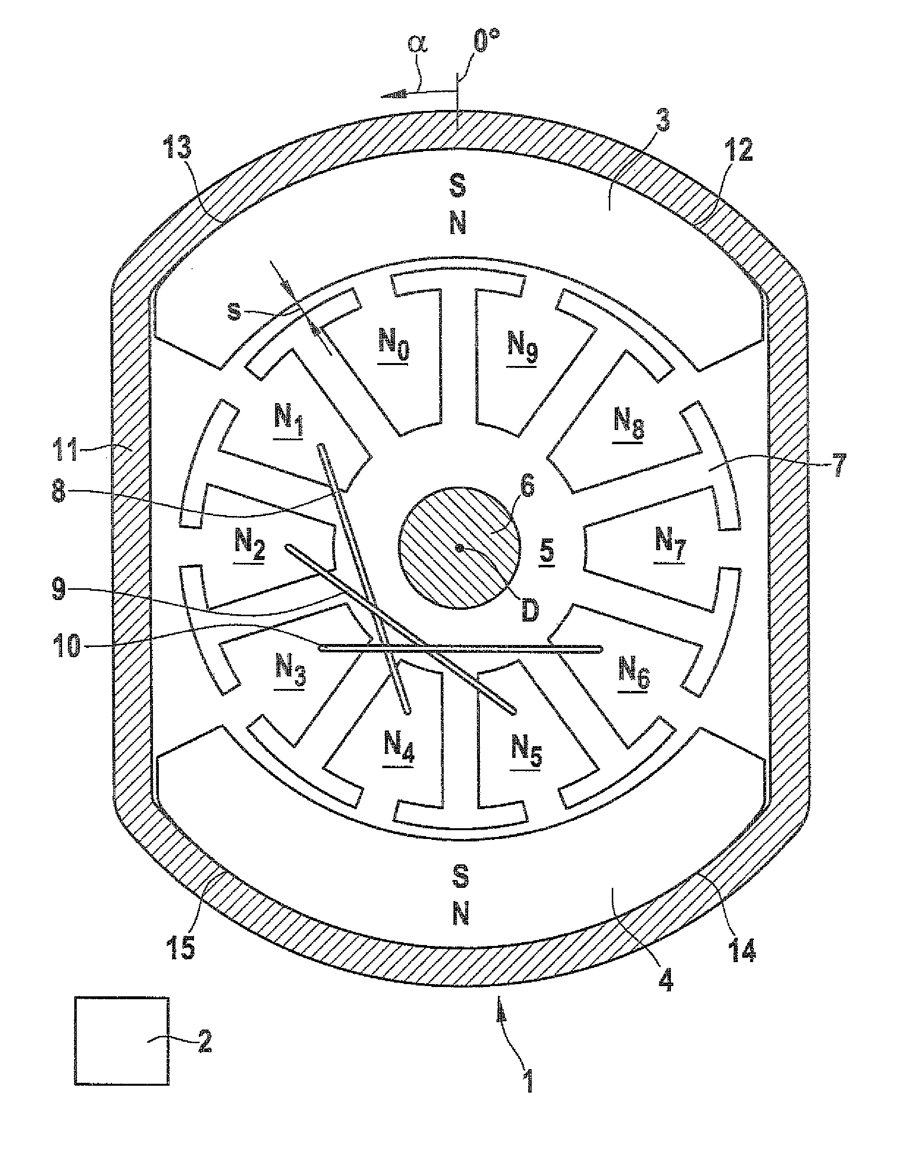 Drive and evaluation unit